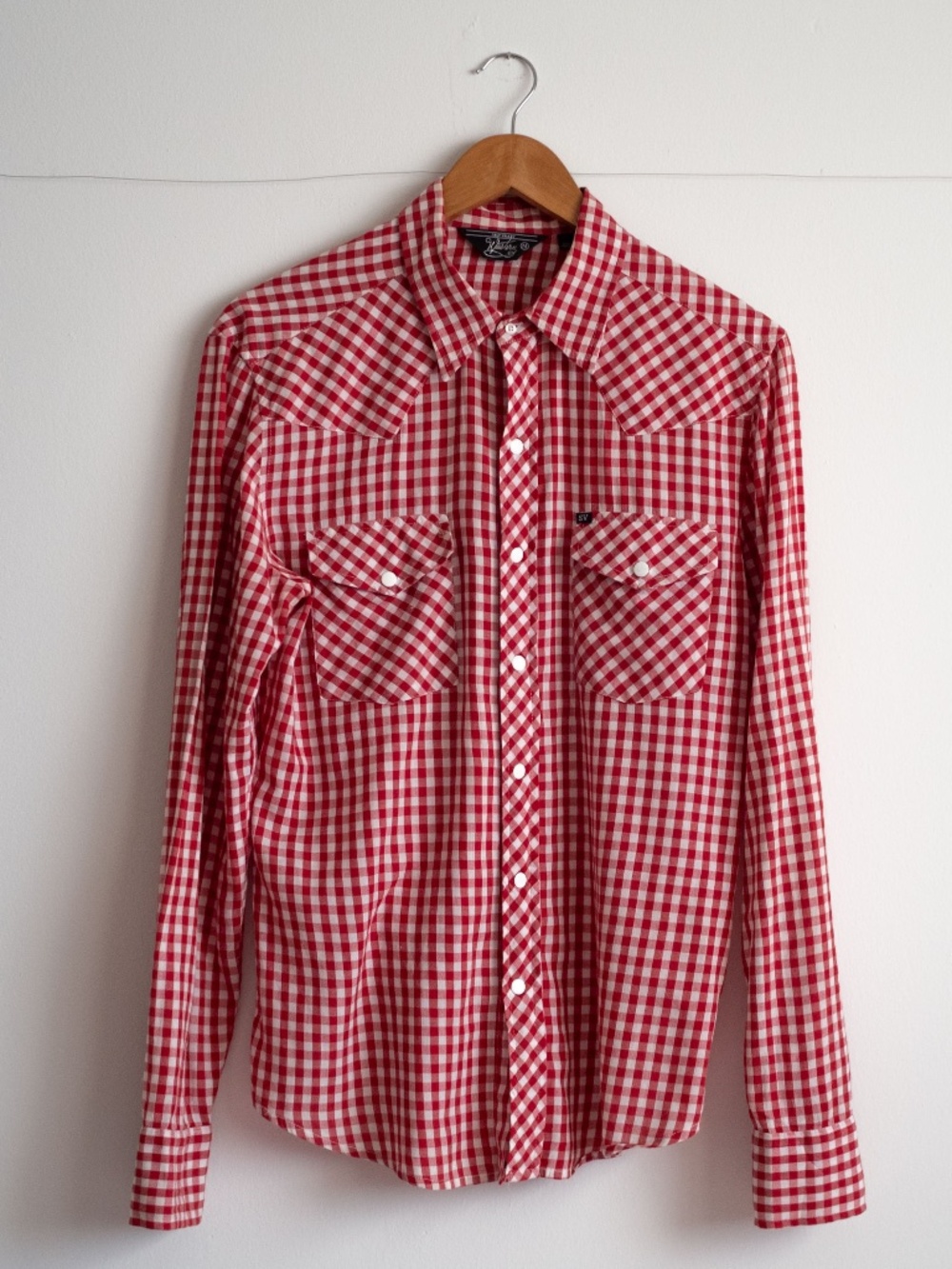 SALT VALLEY WESTERN PEARL BUTTON DOWN SHIRT MEDIUM